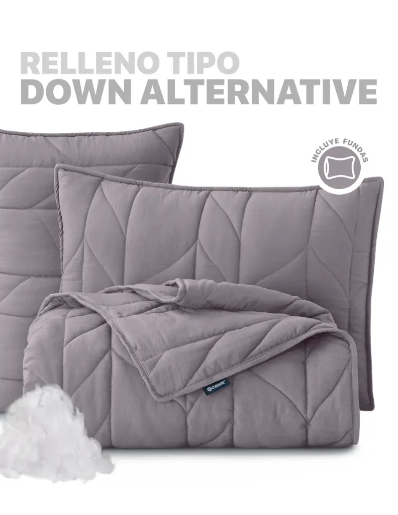 Esquimal-Edredon-Acolchado-Trenzado-Lavanda-Con-fundas-almohada-02.webp