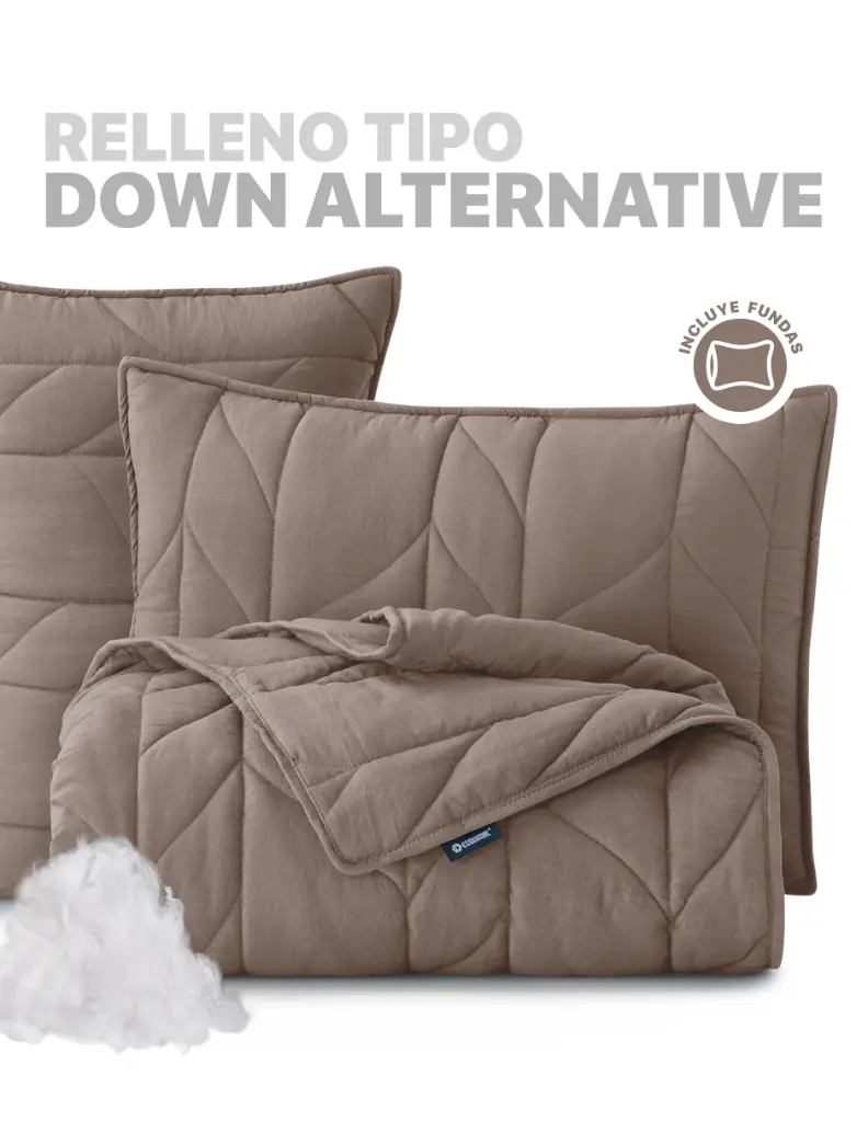 Esquimal-Edredon-Acolchado-Trenzado-Taupe-Con-fundas-almohada-02.webp