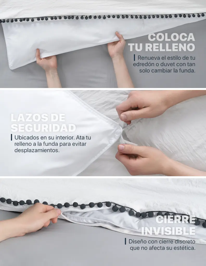 Esquimal-Funda-Duvet-Microfibra-Pompones-Blanco-Negro-05.webp