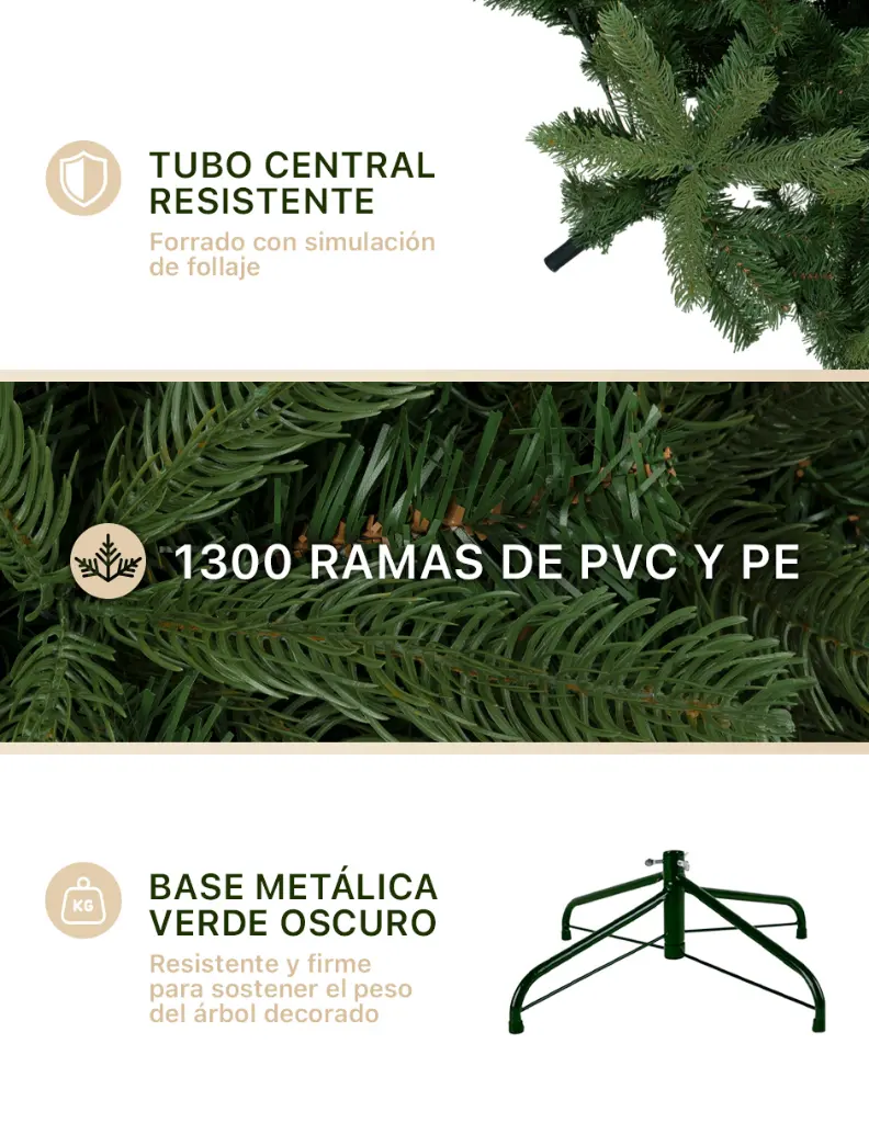 3-CHCT243-Esquimal-Arbol-Navidad-Verde-Olivo-Ramas-PVC-PE.webp