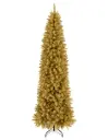 ÁRBOL DE NAVIDAD DORADO DELGADO PINO CANADIENSE