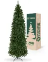 ÁRBOL DE NAVIDAD VERDE OLIVO DELGADO PINO CANADIENSE