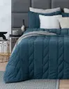 EDREDÓN DUVET TRENZADO AZUL OCEANO