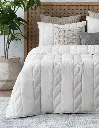 EDREDÓN DUVET TRENZADO HUESO