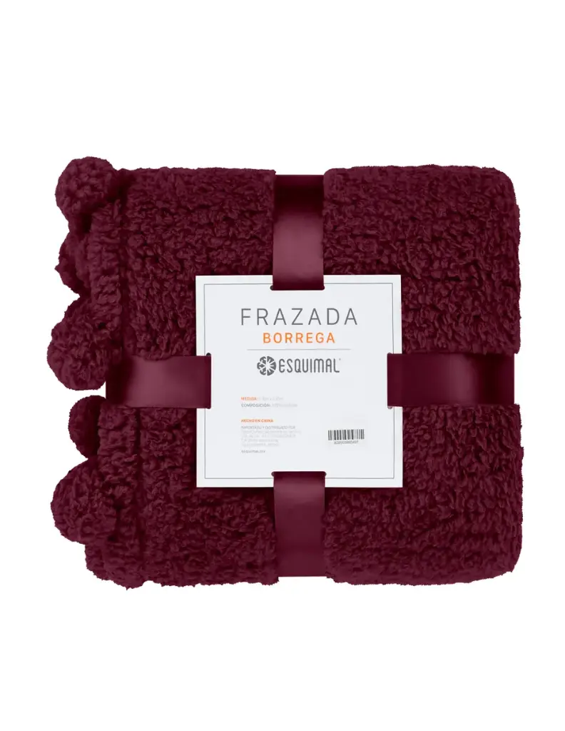 FRAZADA BORREGA CABERNET
