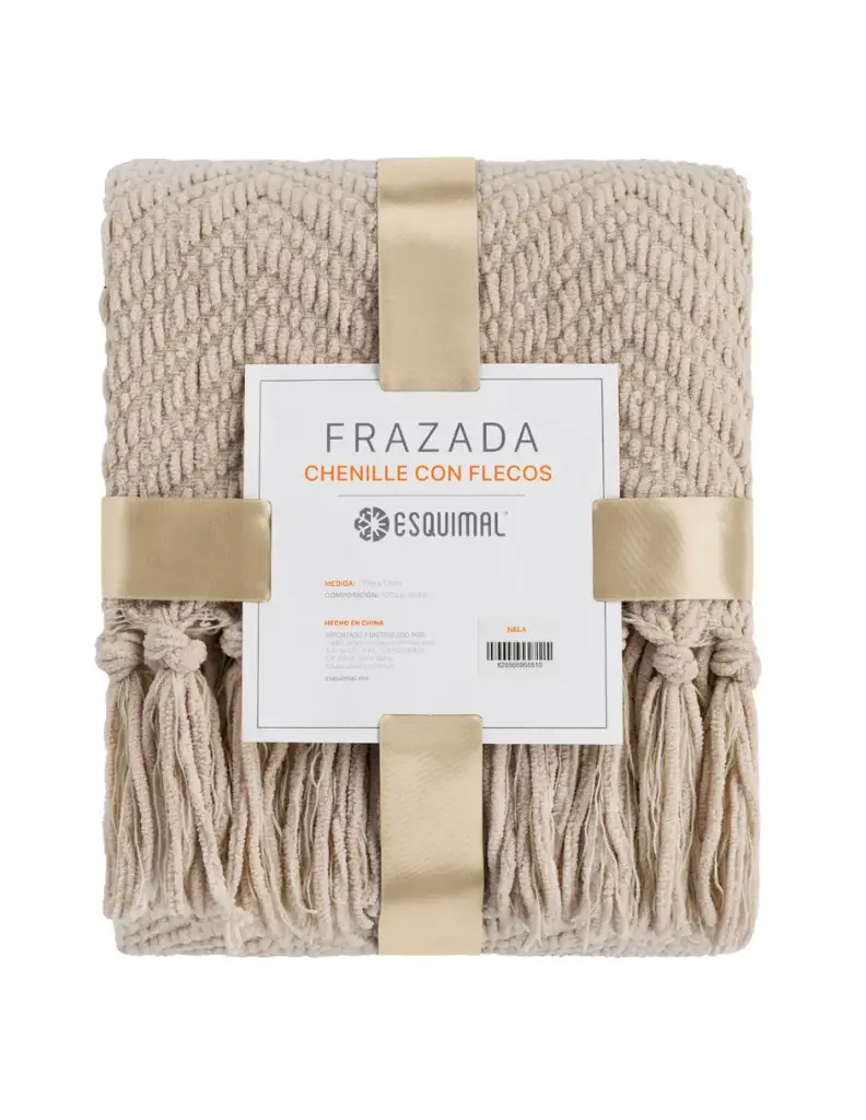 FRAZADA LUXUS CHENILLE NELA