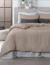 FUNDA DUVET POMPONES PALO DE ROSA