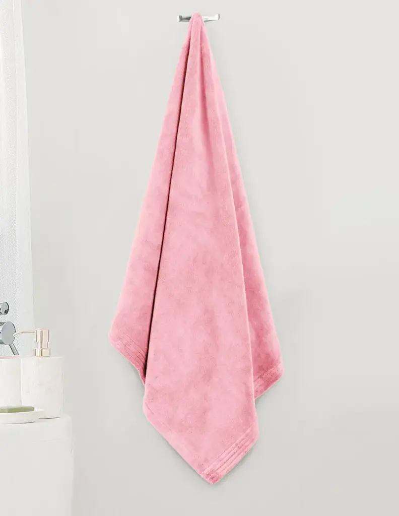 TOALLA ULTRA ABSORBENTE LISA CHICLE