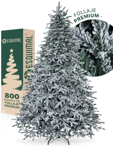 ARBOL DE NAVIDAD NEVADO 800 RAMAS