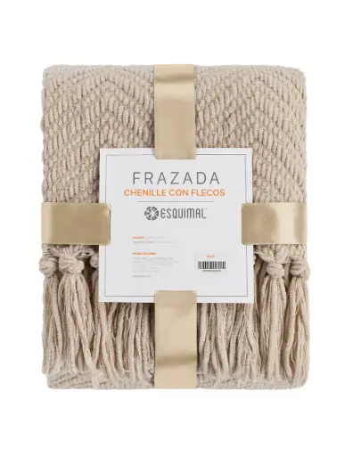 [PM0197689] FRAZADA LUXUS CHENILLE NELA