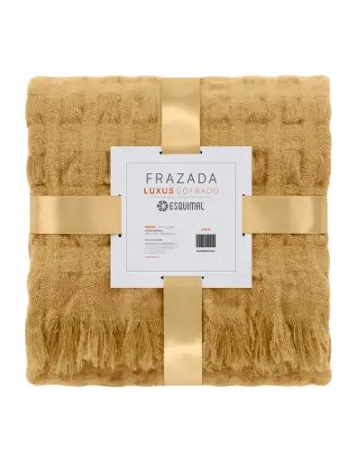 [PM0186540] FRAZADA LUXUS GOFRADO SUAVE ADAM