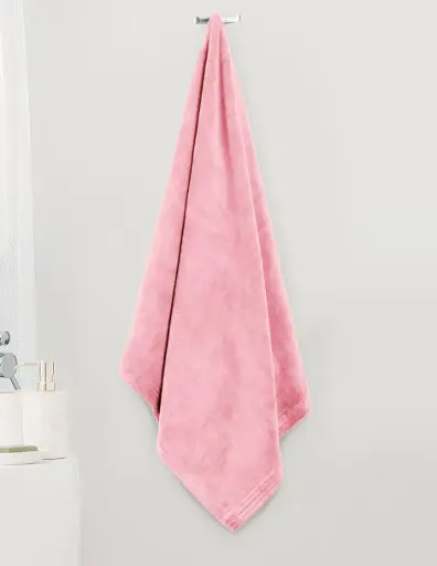 TOALLA ULTRA ABSORBENTE LISA CHICLE