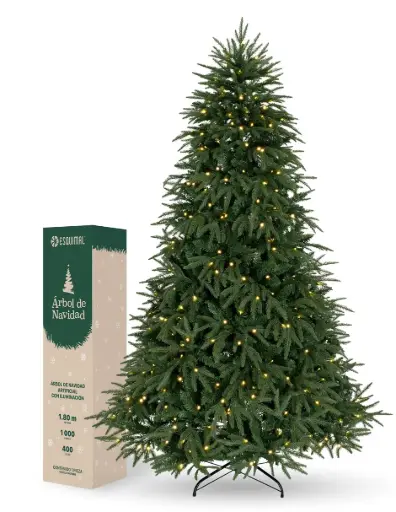 ARBOL DE NAVIDAD 1000 RAMAS C/400 LED