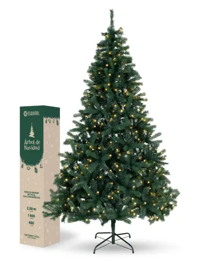 [CHCT091] ARBOL DE NAVIDAD 1600 RAMAS C/LED