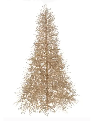 ARBOL DE NAVIDAD CON BAYAS BRILLANTES 600 RAMAS